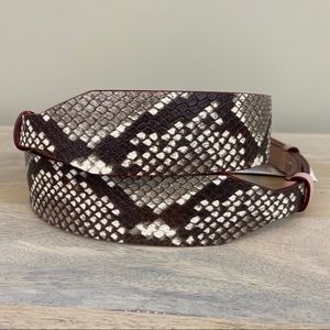 Michael Kors Leather Snake Embossed Bag Strap, NWT